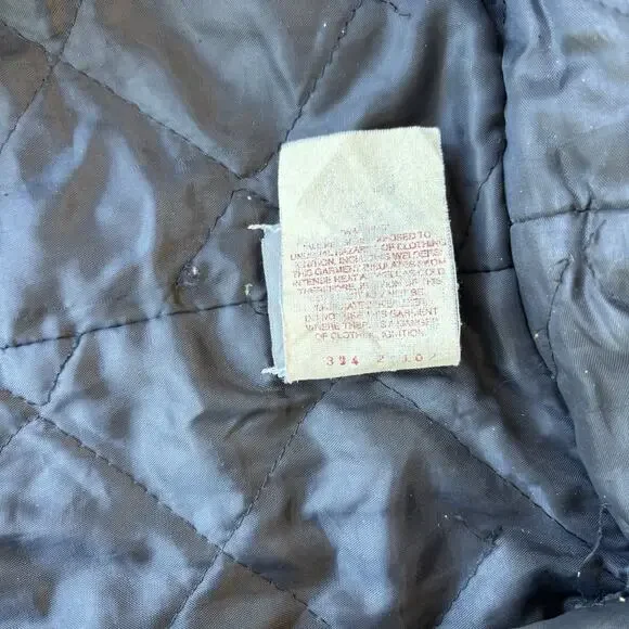 Carhartt Men’s Blue Canvas Hooded Jacket Denim Look USA Mens Size Large 1994 - Picture 9 of 11